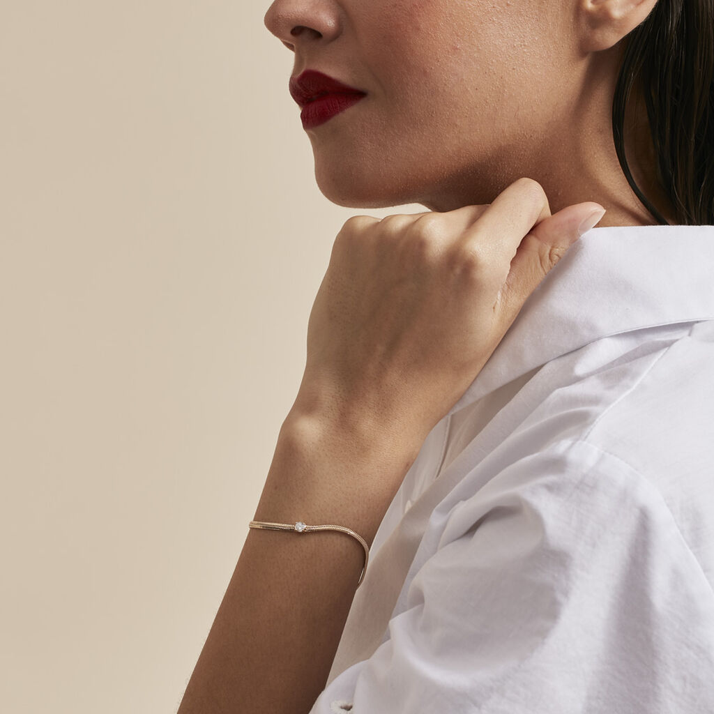 Bracelet Dosia Plaqué Or Jaune Oxyde De Zirconium