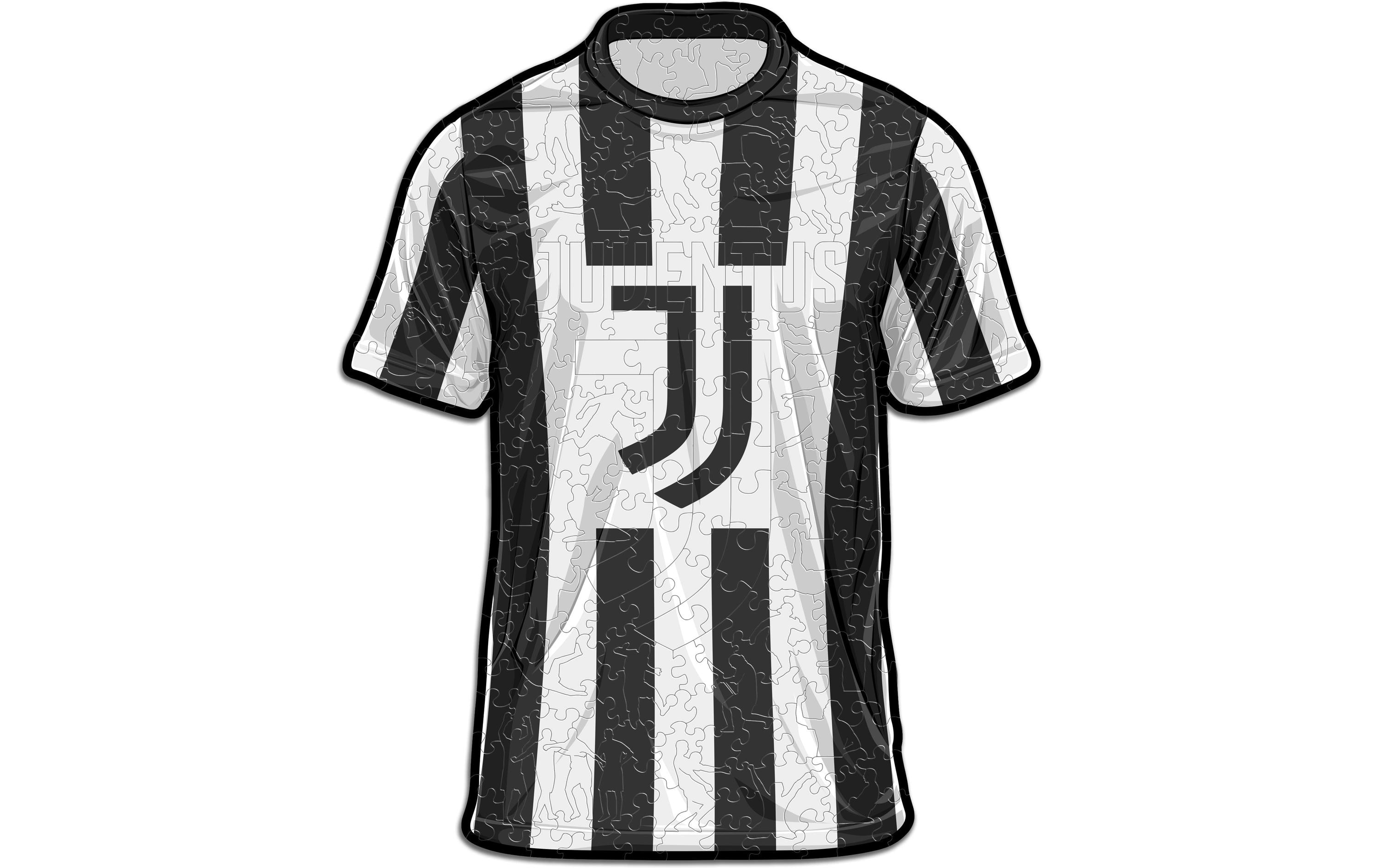 Holz-Puzzle FC Juventus – TrikotPuzzle Trikot Juventus