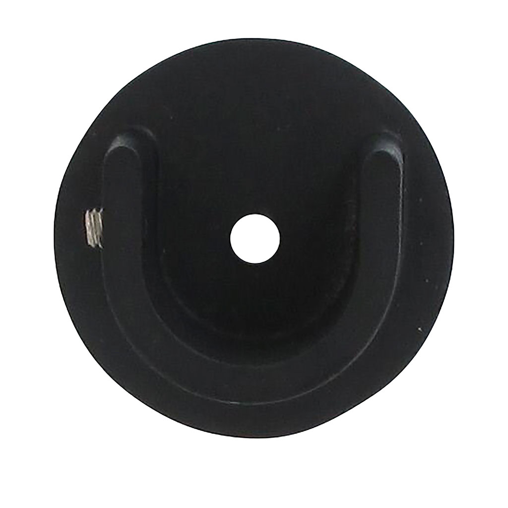 Lot de 2 naissances noir mat D 20mm