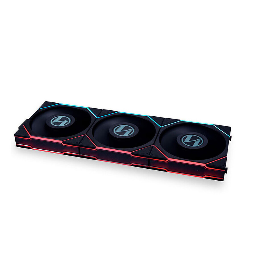 Lian Li Uni Fan TL120 LCD - Noir - Pack de 3 + Contrôleur
