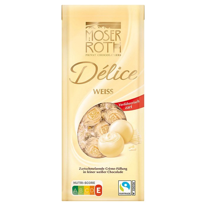 MOSER ROTH Delice Pralinen 140 g, Weiß