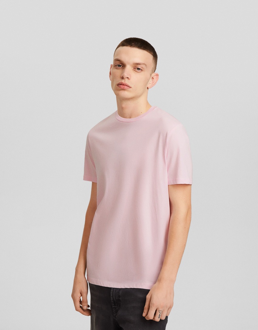 Camiseta de manga curta com modelagem regular