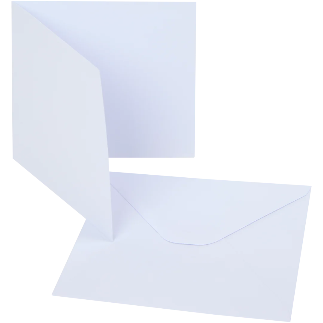 Cartes doubles avec enveloppes Craft & Design