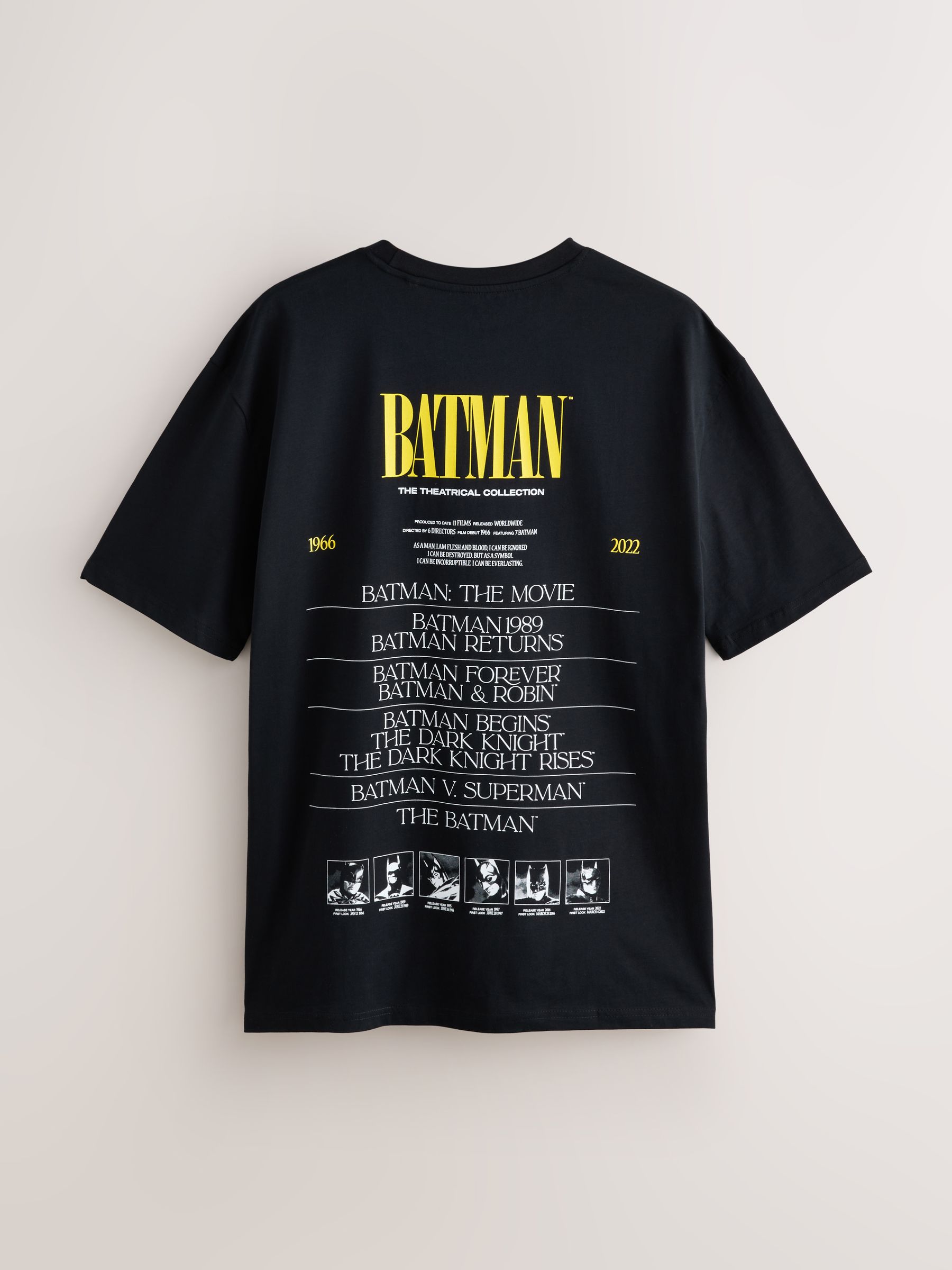 Zwart - Batman Licence T-Shirt