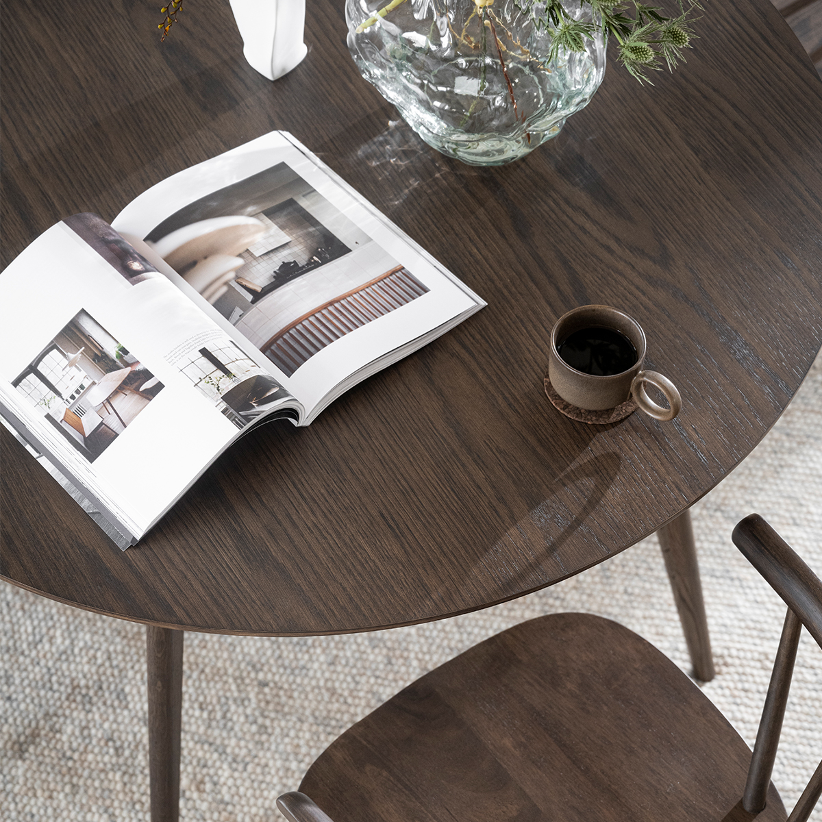 Eettafel Yumi Ø115 cm Wit