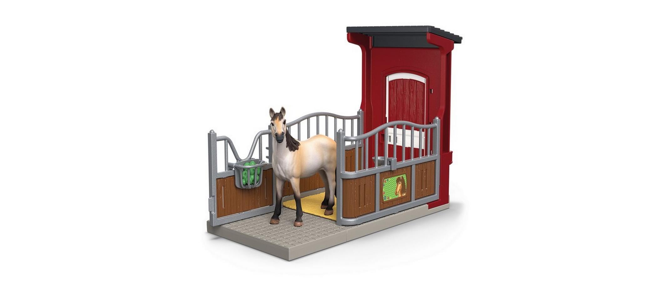 Spielfigurenset Farm World Ponybox mit Mustang StuteSpielset zur Themenwelt aus Farm World