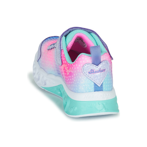 Skechers - FLUTTER HEART LIGHTS - Rose / Bleu