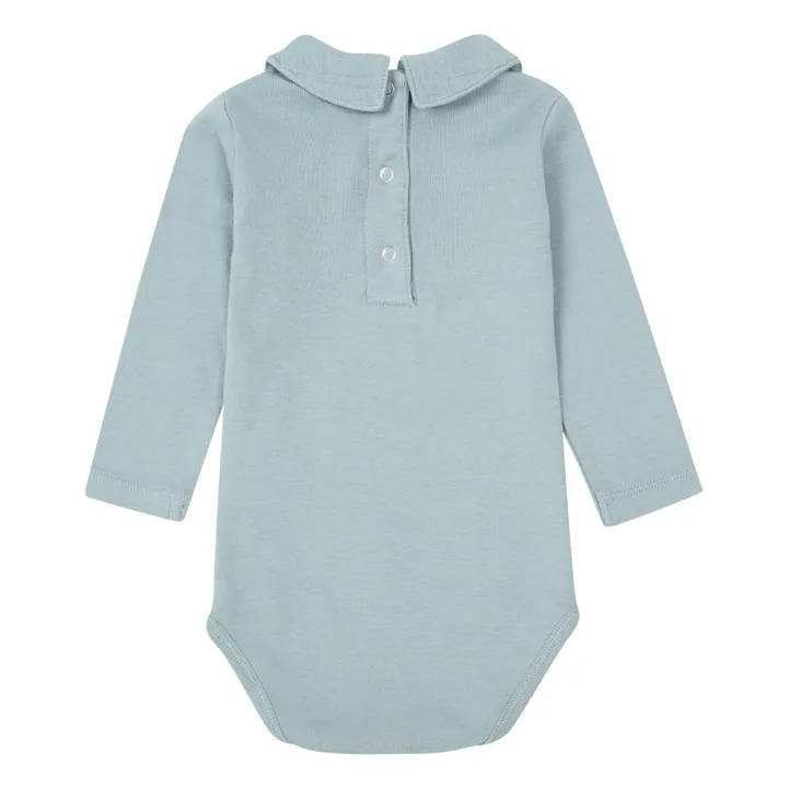 Bonton Body Coton Bio Mail | Bleu gris