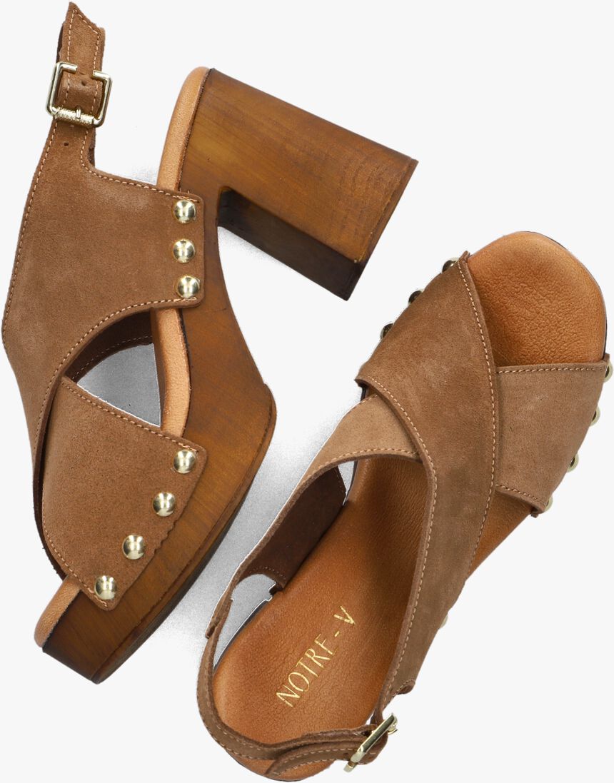 NOTRE-V cognac notre-v sandalen 8513