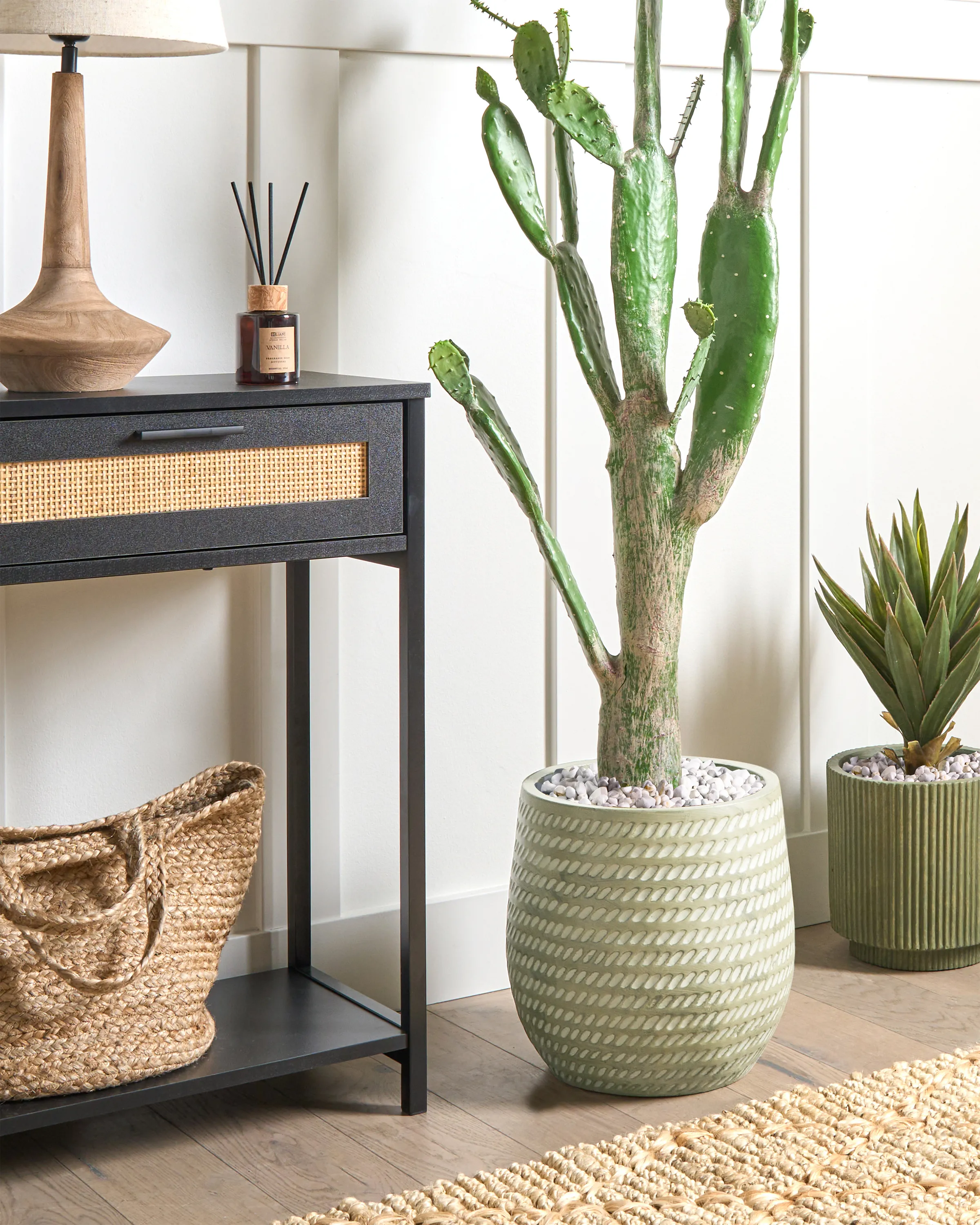 Bloempot LIVADIA 27 cm Olijfgroen