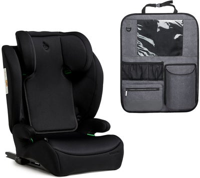 Beemoo Ride i-Size Beltestol ISOFIX inkl. Beemoo Deluxe Sparketrekk med Oppbevaring, Black Stone