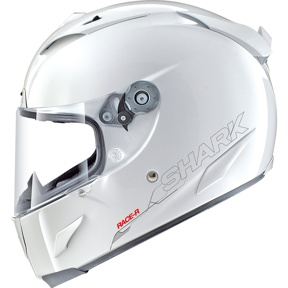 Shark - Casque Race-R Pro Blank Blanc