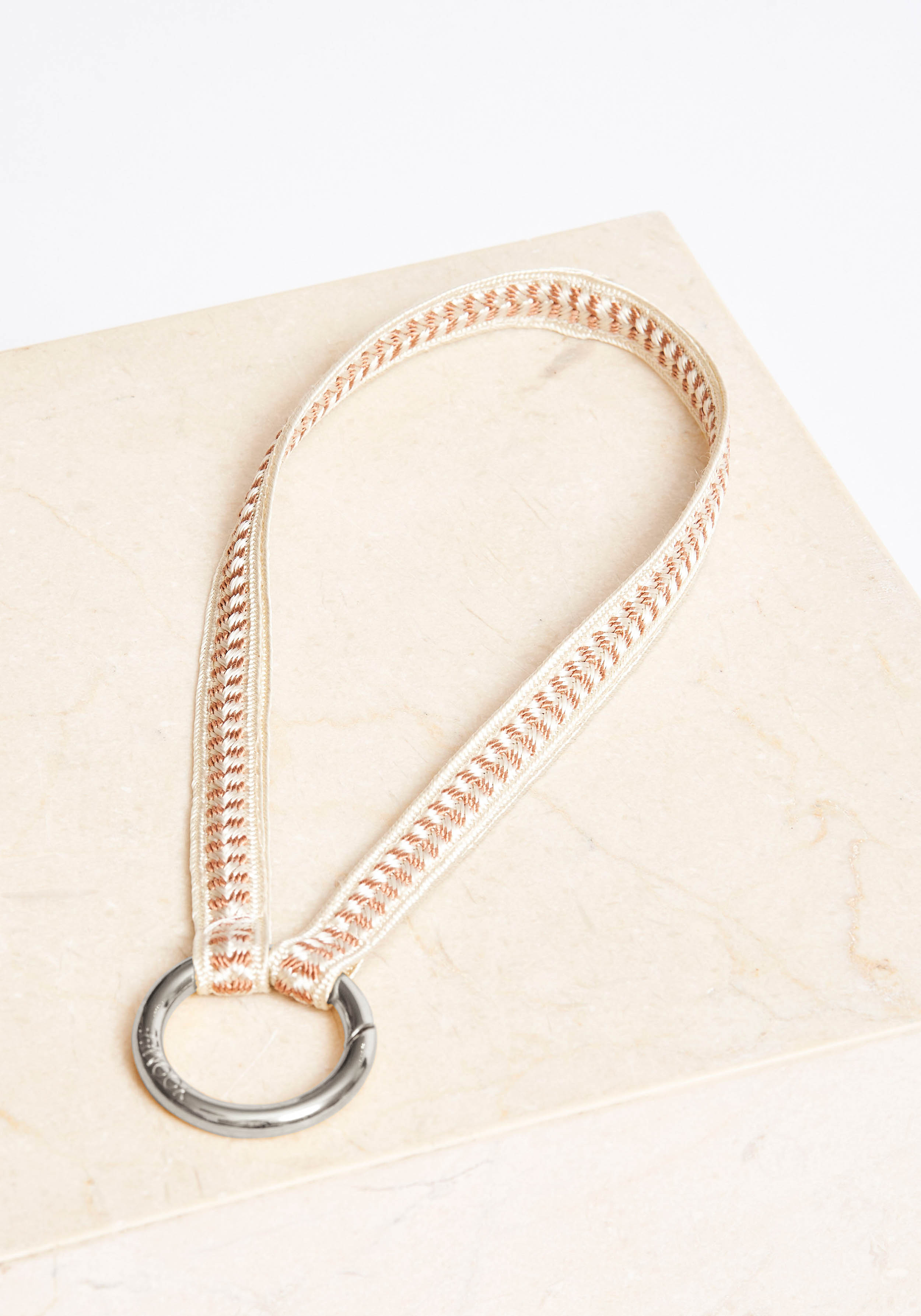 YOOMEE Mini-Schlüsselband Keychain Zahra Shell Silver