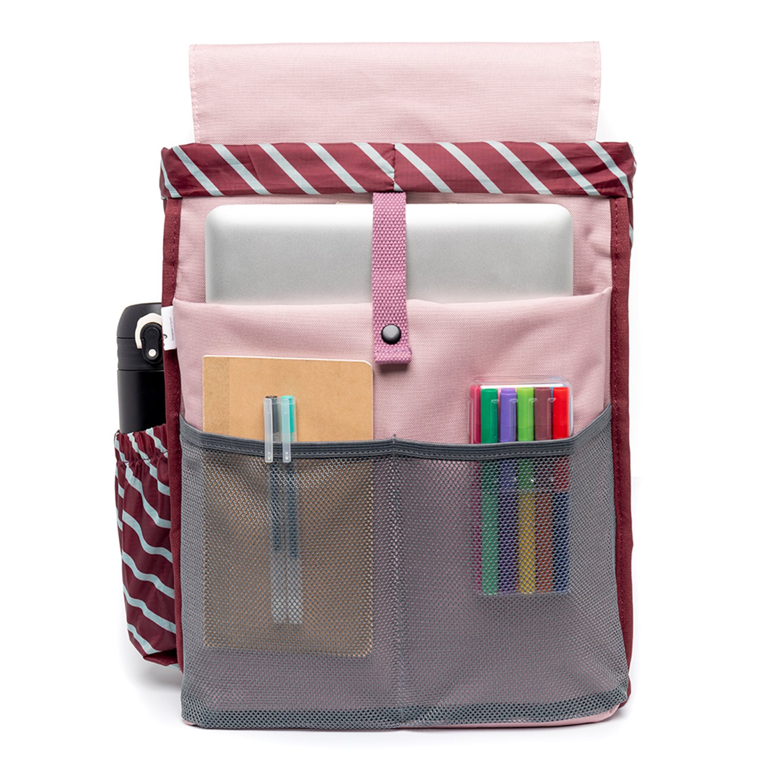 Lefrik Scout Backpack stripes mauve