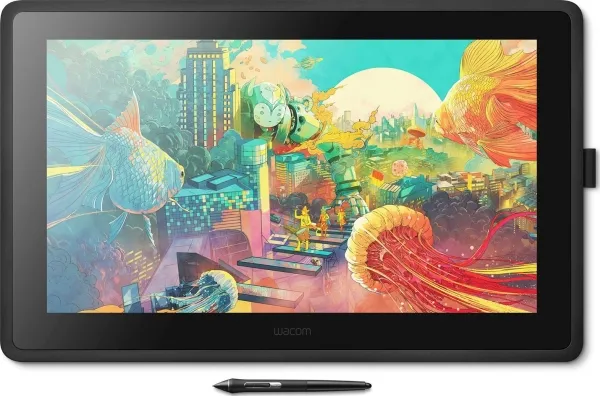 Wacom Cintiq 22 - Digitizer m/ LCD-skærm - højre- og venstrehåndet - 47.6 x 26.8 cm - elektromagnetisk - kablet - HDMI, USB 2.0