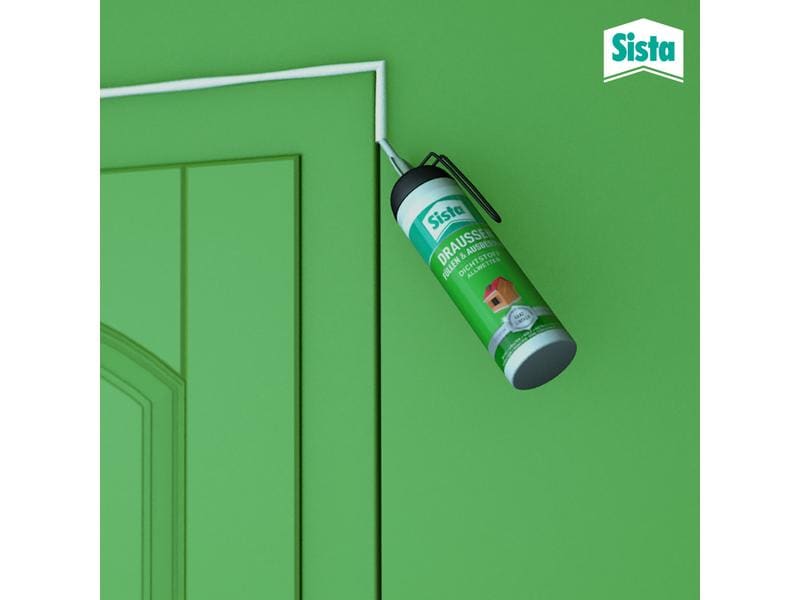 Sista Dichtmasse Draussen Füllen & Ausbessern 100 ml, Trans Fugendichtmasse