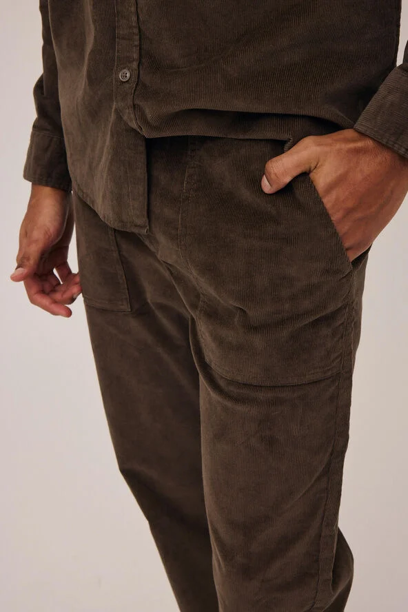 Magasin du Nord Collection Corduroy 2 trousers - Organic GOTS Major brown