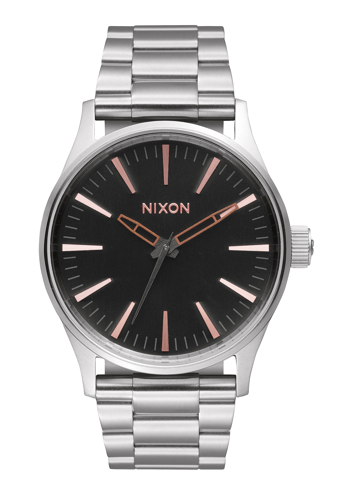 Nixon The Sentry 38 SS Gray Rose Gold A4502064