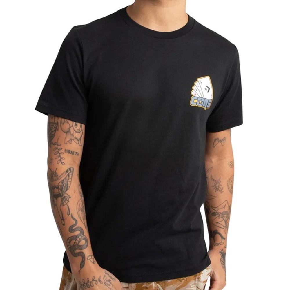 Converse T-shirt Noir Homme Converse Skate
