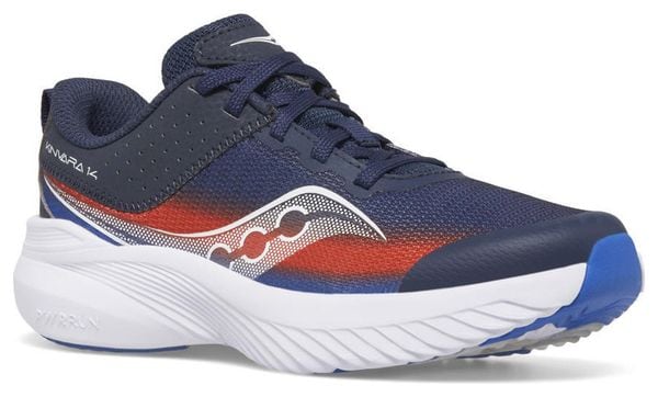 Chaussures de Running Enfant Saucony Kinvara 14 LTT Bleu Rouge