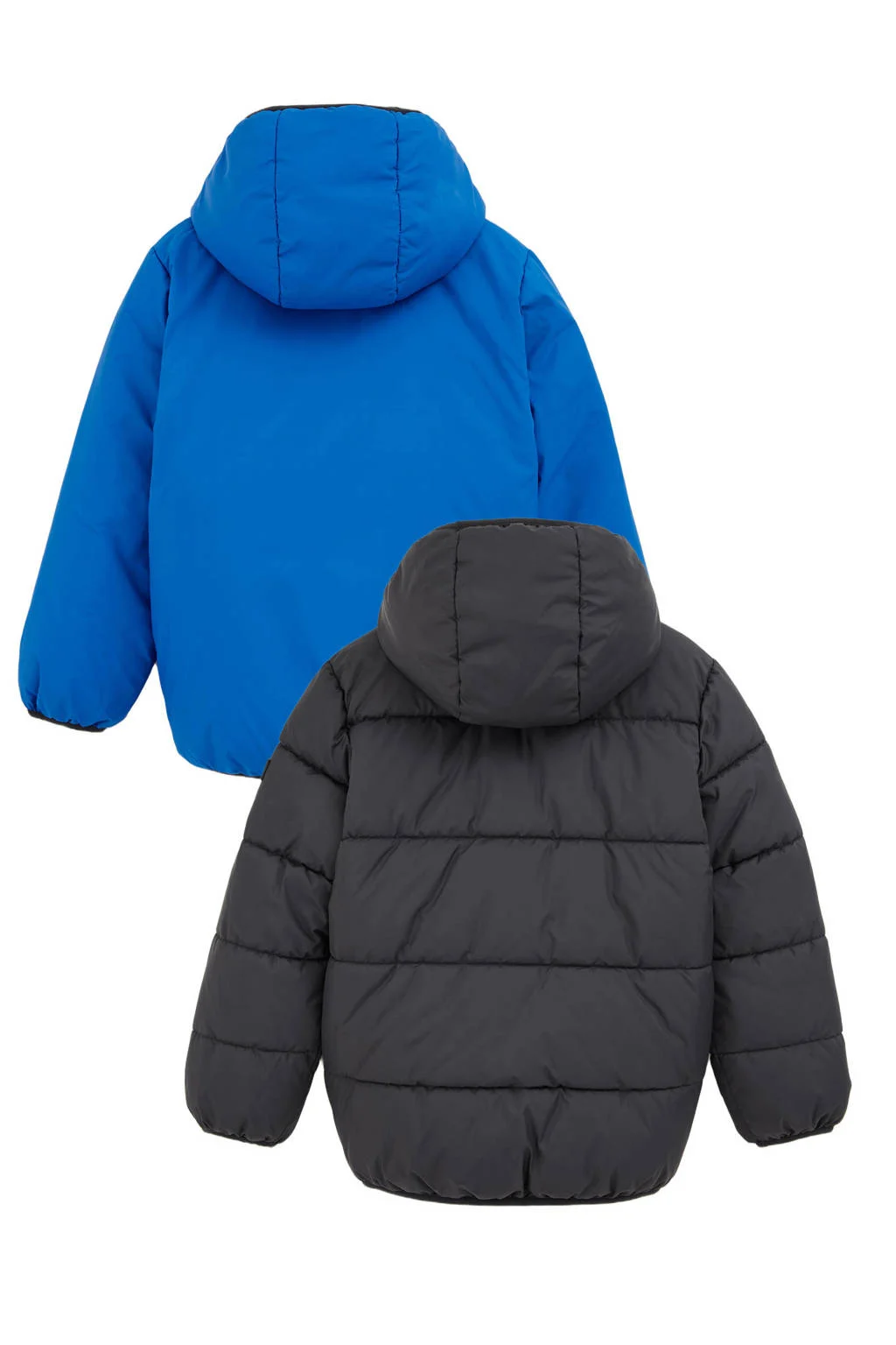 WE Fashion Blue Ridge reversible jas blauw