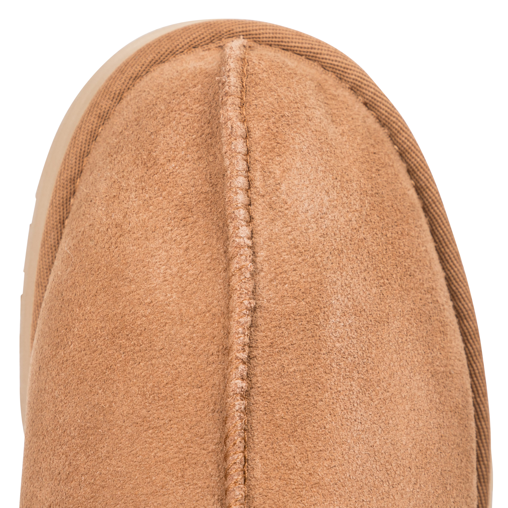 TAZZ - Chaussons fourrés à plateforme en cuir velours | Marron