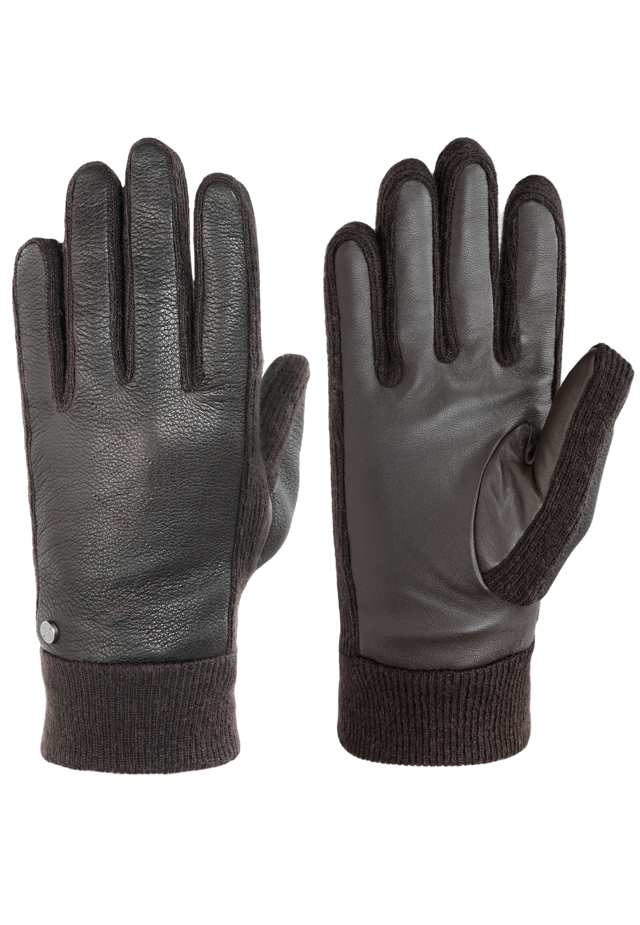PEARLWOOD Strickhandschuhe »NICK« 1 Paar,  weiches Fleecefutter, Elastischer Strickbund