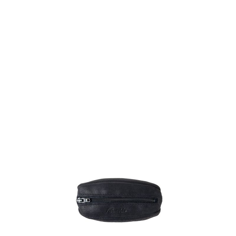 Porte-monnaie Charles Cuir Nubuck Lune Bleue