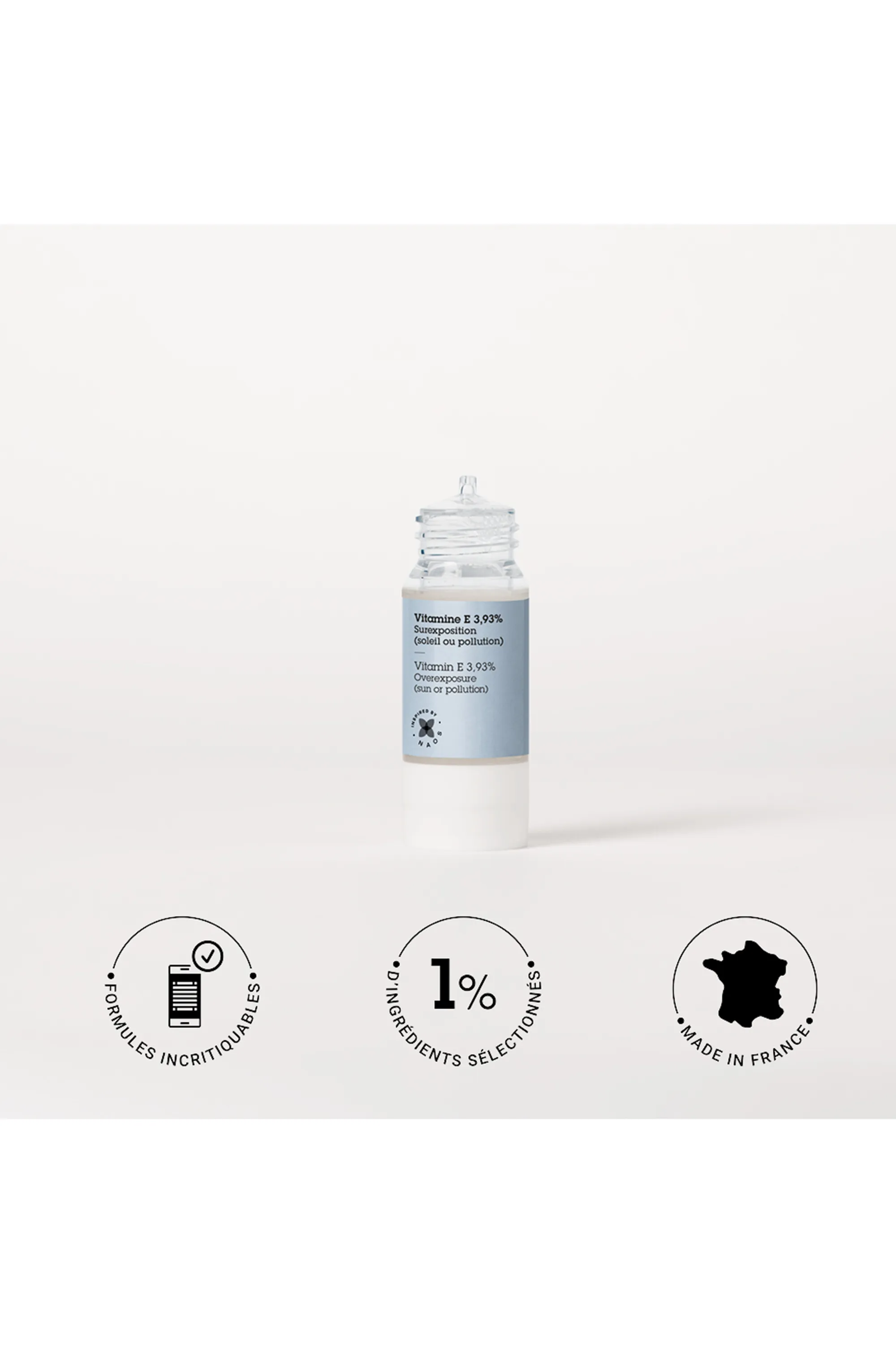 Etat Pur Actif pur Vitamine E 3,93% sécheresse / stress urbain-15 ml