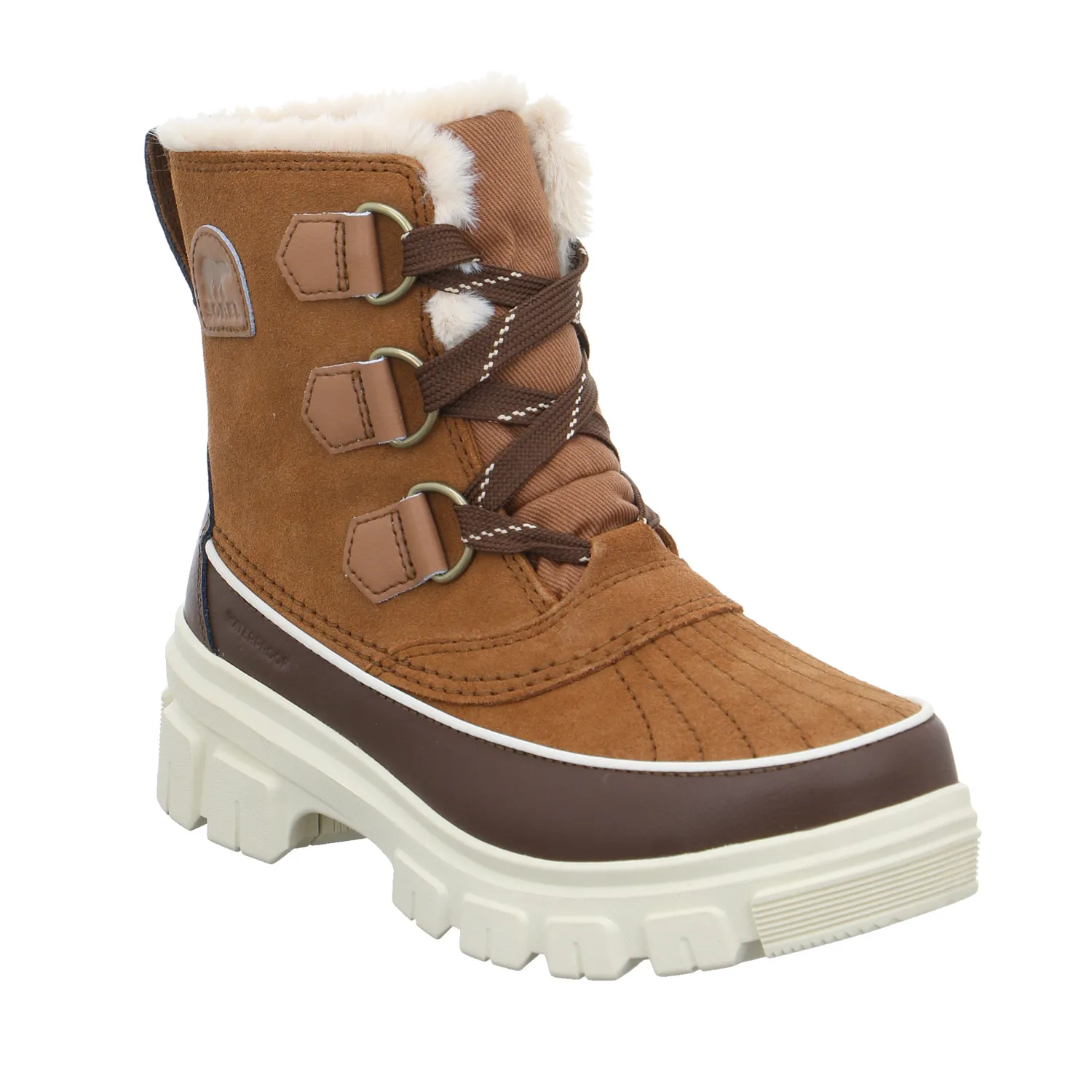 SOREL Snowboot Cognac Leder  wasserdicht