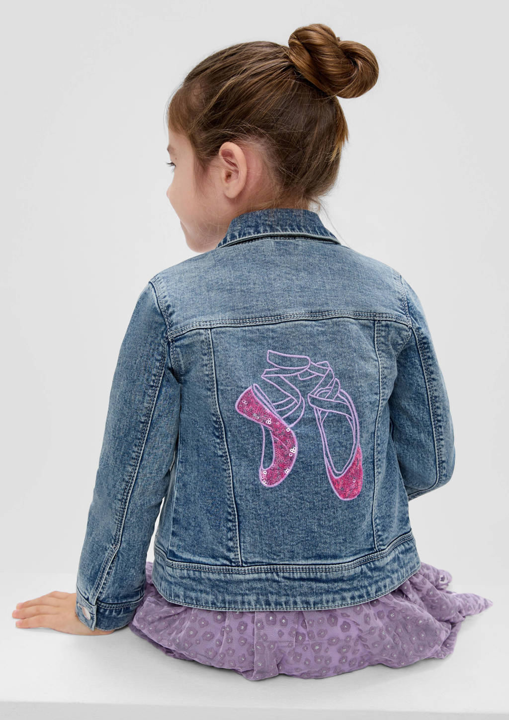 s.Oliver spijkerjas medium blue denim