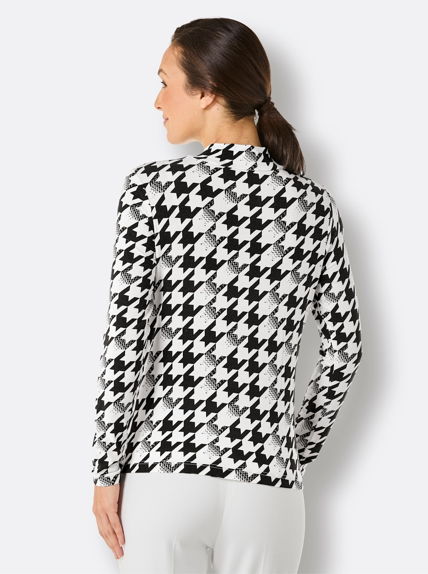 CREATION L PREMIUM Stehkragenshirt »Modal-Woll-Shirt«, 1 Stk.