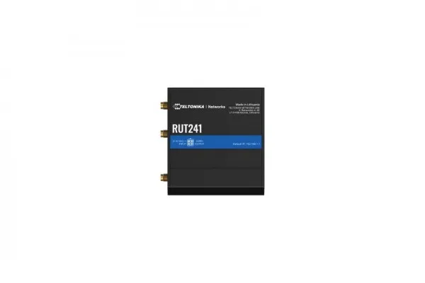 Teltonika RUT241 eSIM - Trådløs router - WWAN 2,4 GHz - 2G, 3G, 4G - DIN monterbar på skinne