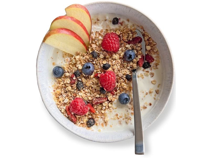YeahCon Yacon Müesli 5-Kornflocken mit Aronia- und Goji-Bee Superfood Müesli mit Yacon und Beeren