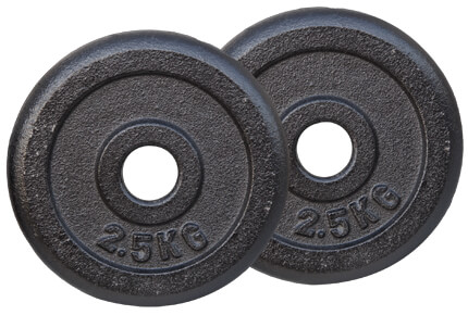X FactHantelscheibe 2x2,5 kg - keine
