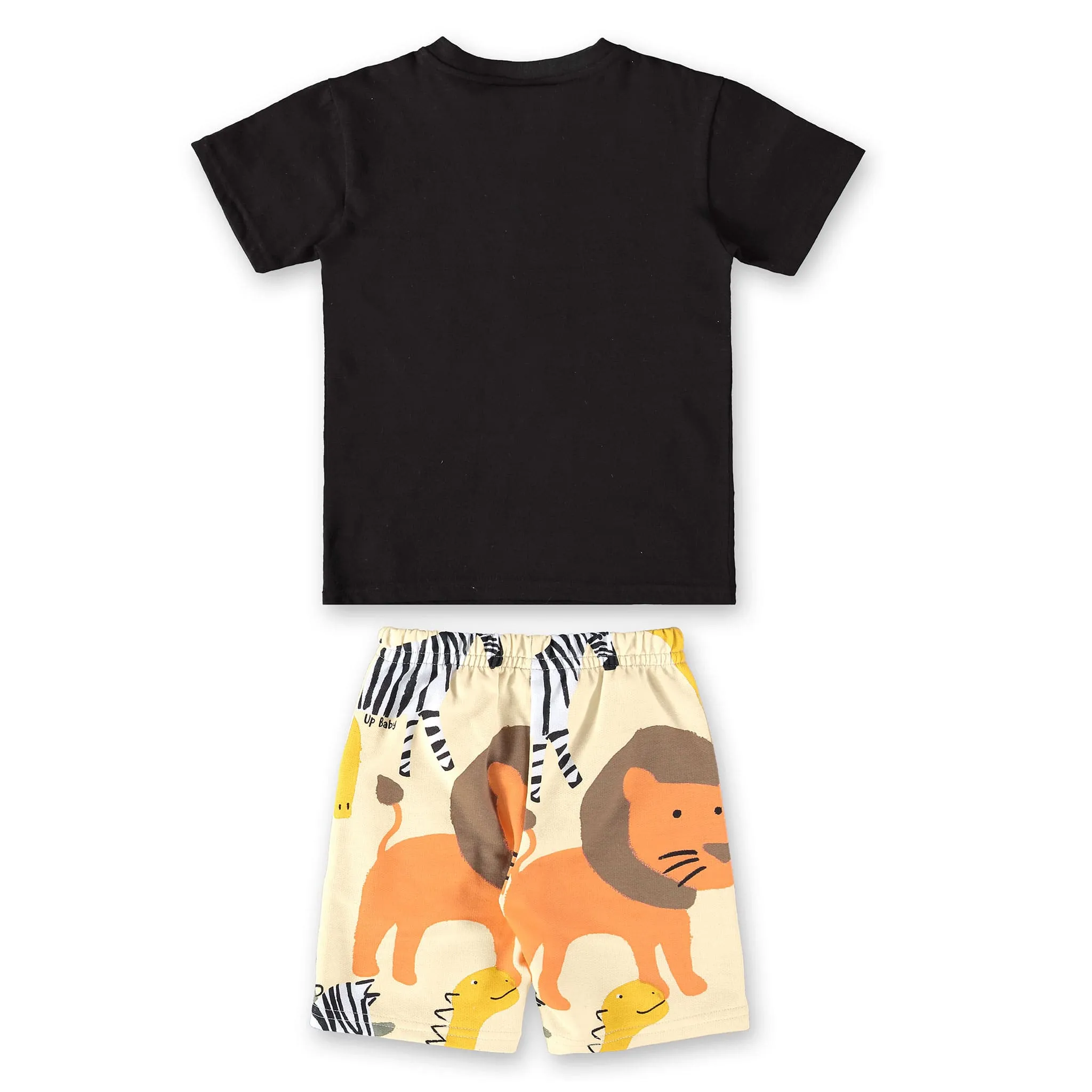 Up Baby Ensemble 2 Pièces Imprimé Safari 2-8ans