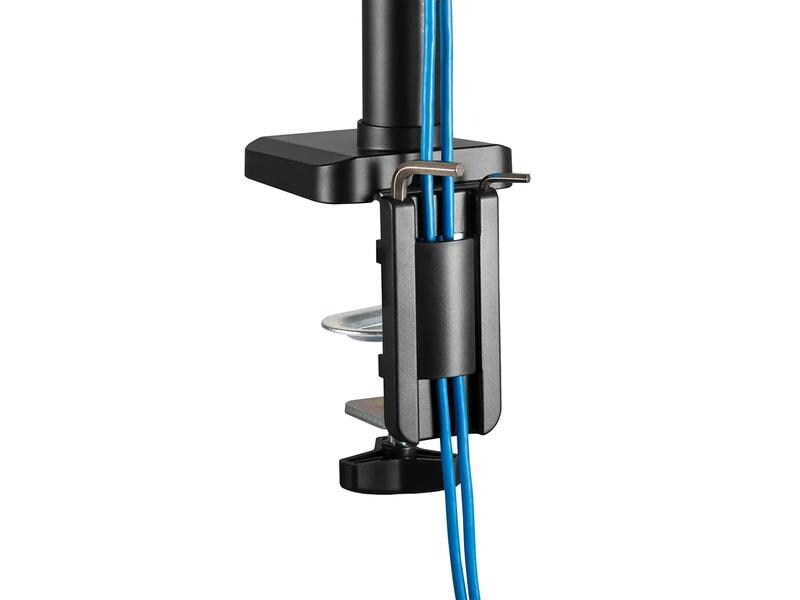 NEOMOUNTS Tischhalterung DS70-750BL1 bis 7 kg – Schwarz Full-Motion-Tischhalterung für 17-27