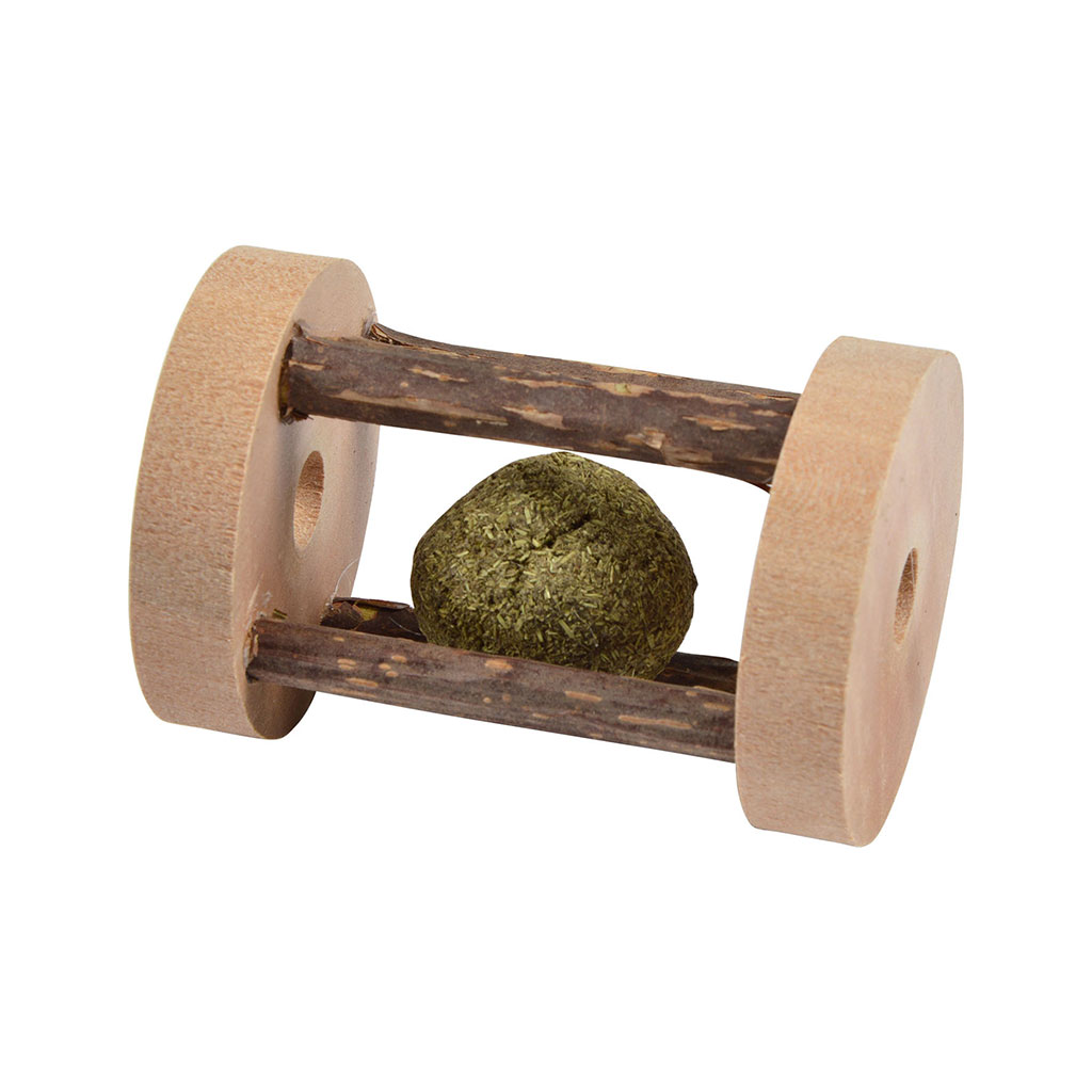 Rouleau de jeu pour chat bois matatabi D 4.8 x6.5cm