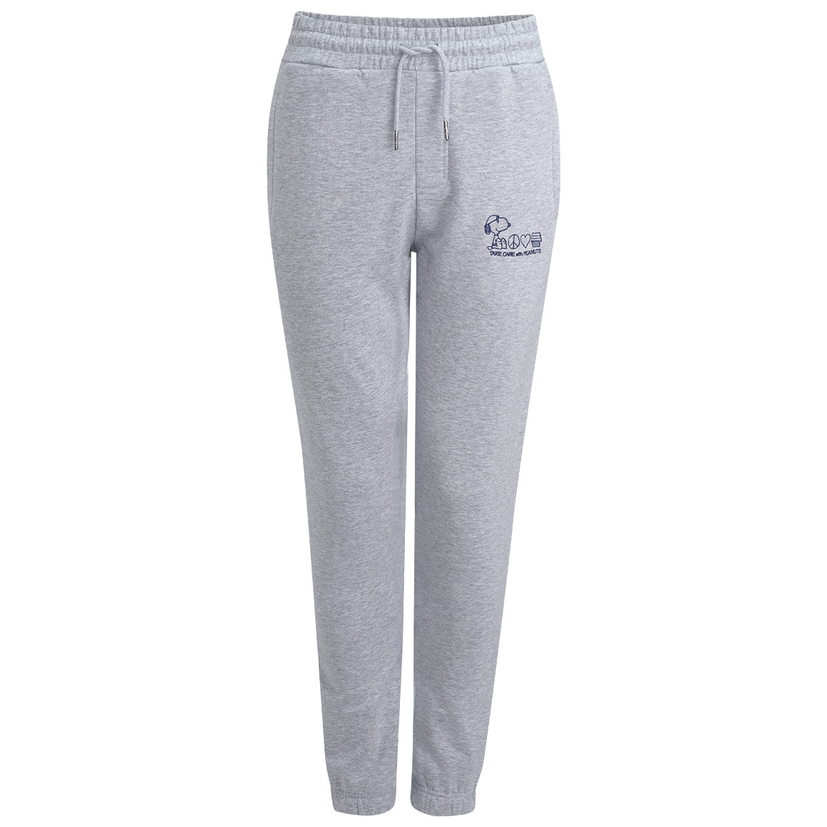 Jonas Nielsen Peanuts Jogginghose mit Stickerei hellgrau