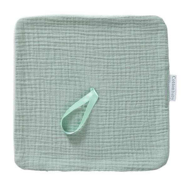 Cottonbaby Natural Soft Speendoekje Oudgroen