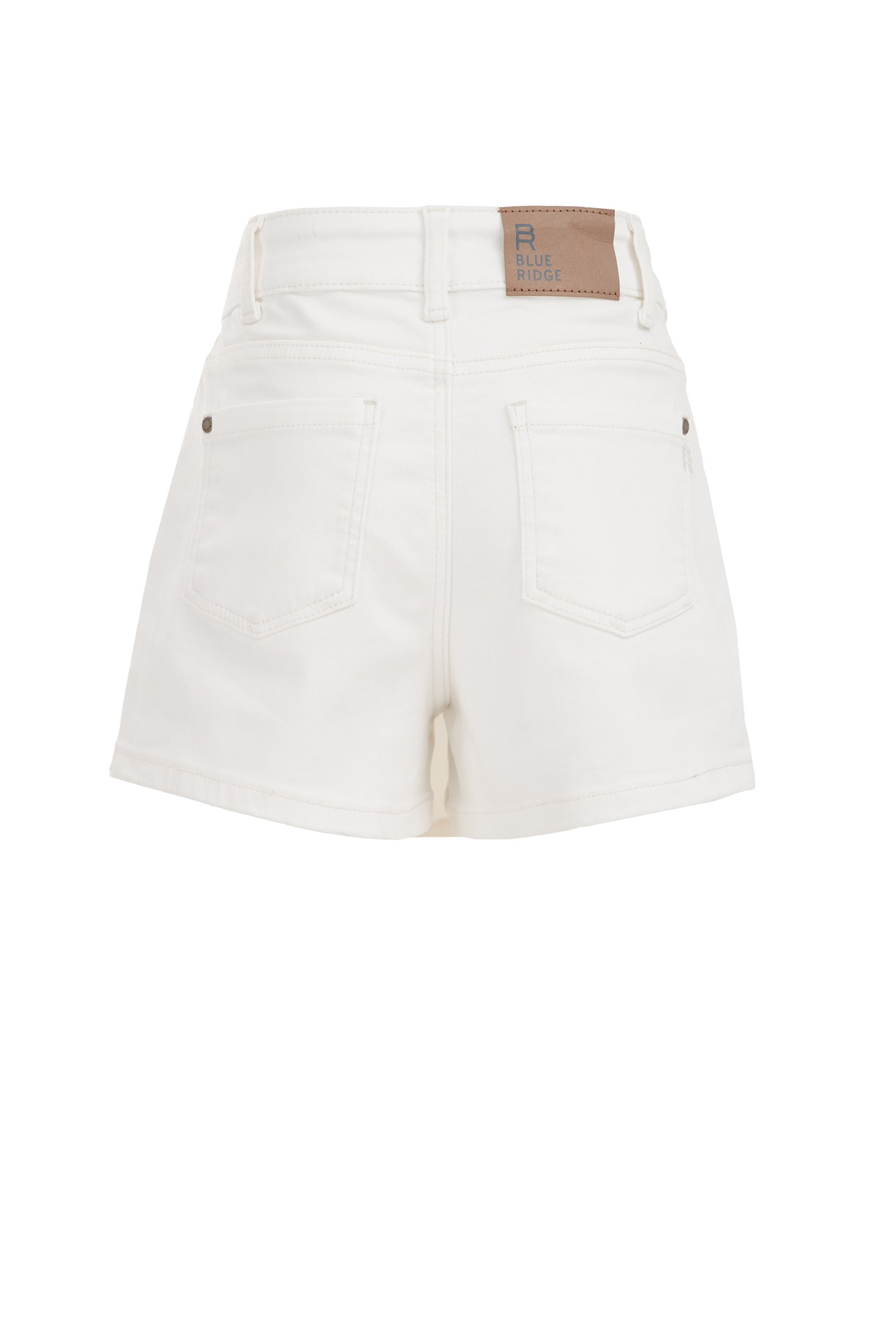 Meisjes denim skort Blue Ridge Wit