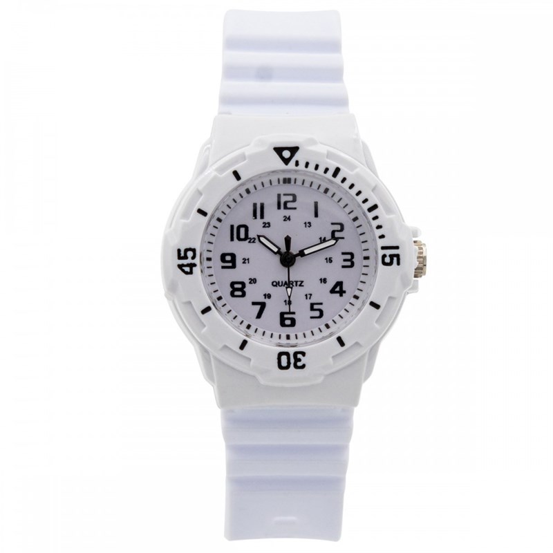 Montre Unisexe CHTIME bracelet Silicone Blanc