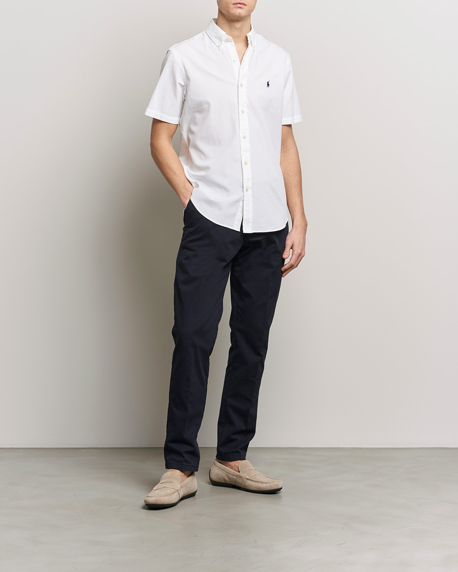 Polo Ralph Lauren Seersucker Short Sleeve Shirt White