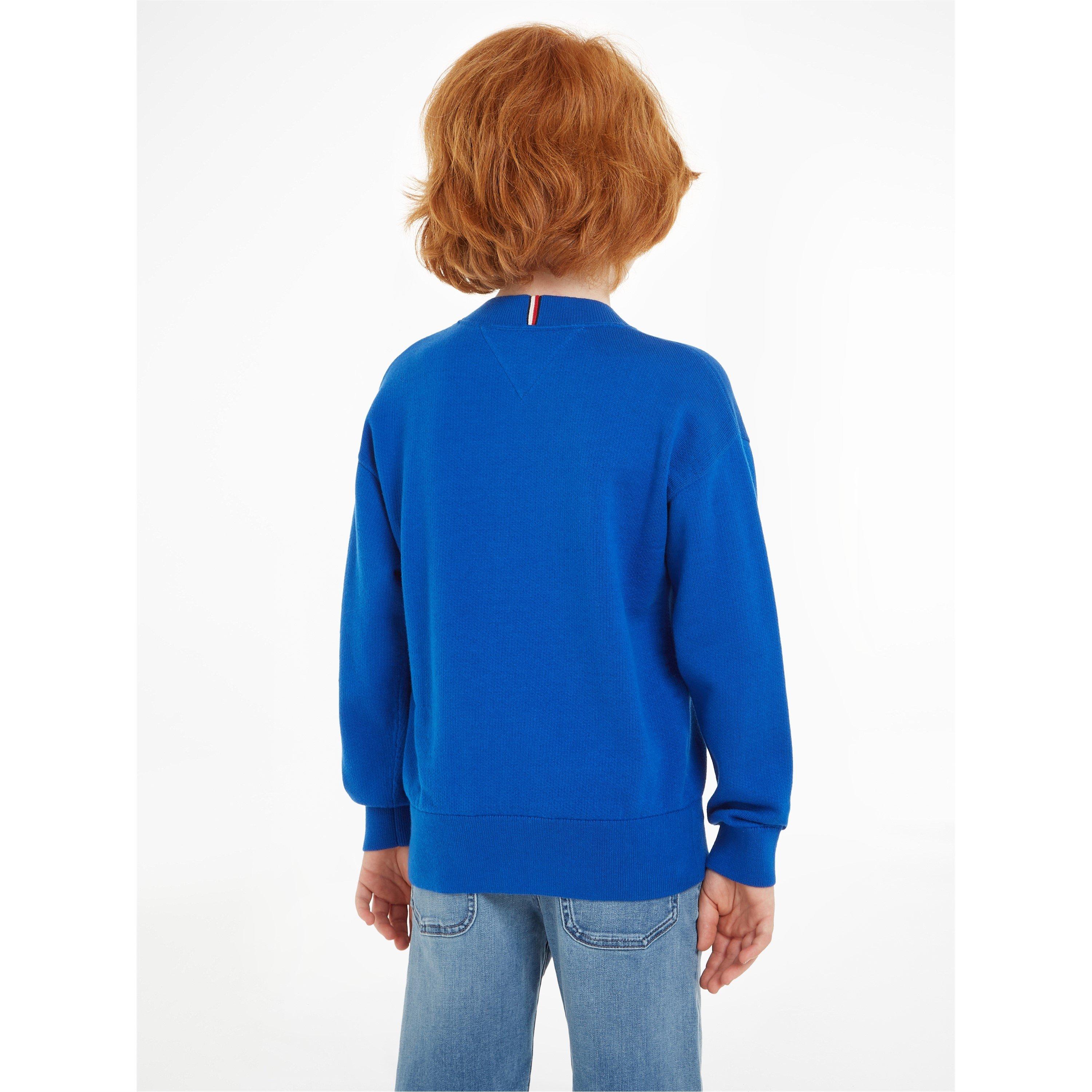 Tommy Hilfiger Terry Knit Script Sweater Juniors