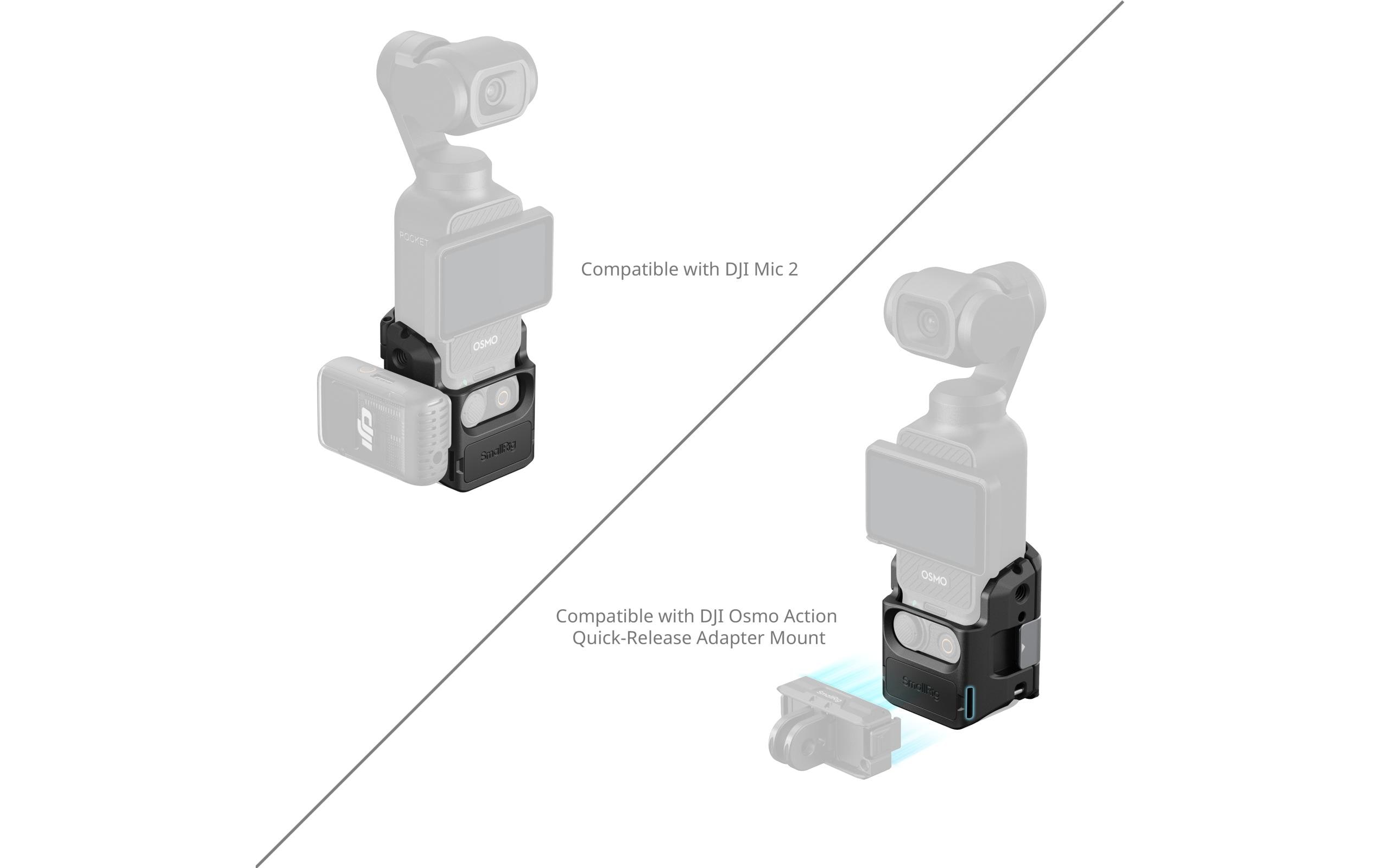 Cage DJI Osmo Pocket 3Kompaktes, robustes Cage für DJI Osmo Pocket 3
