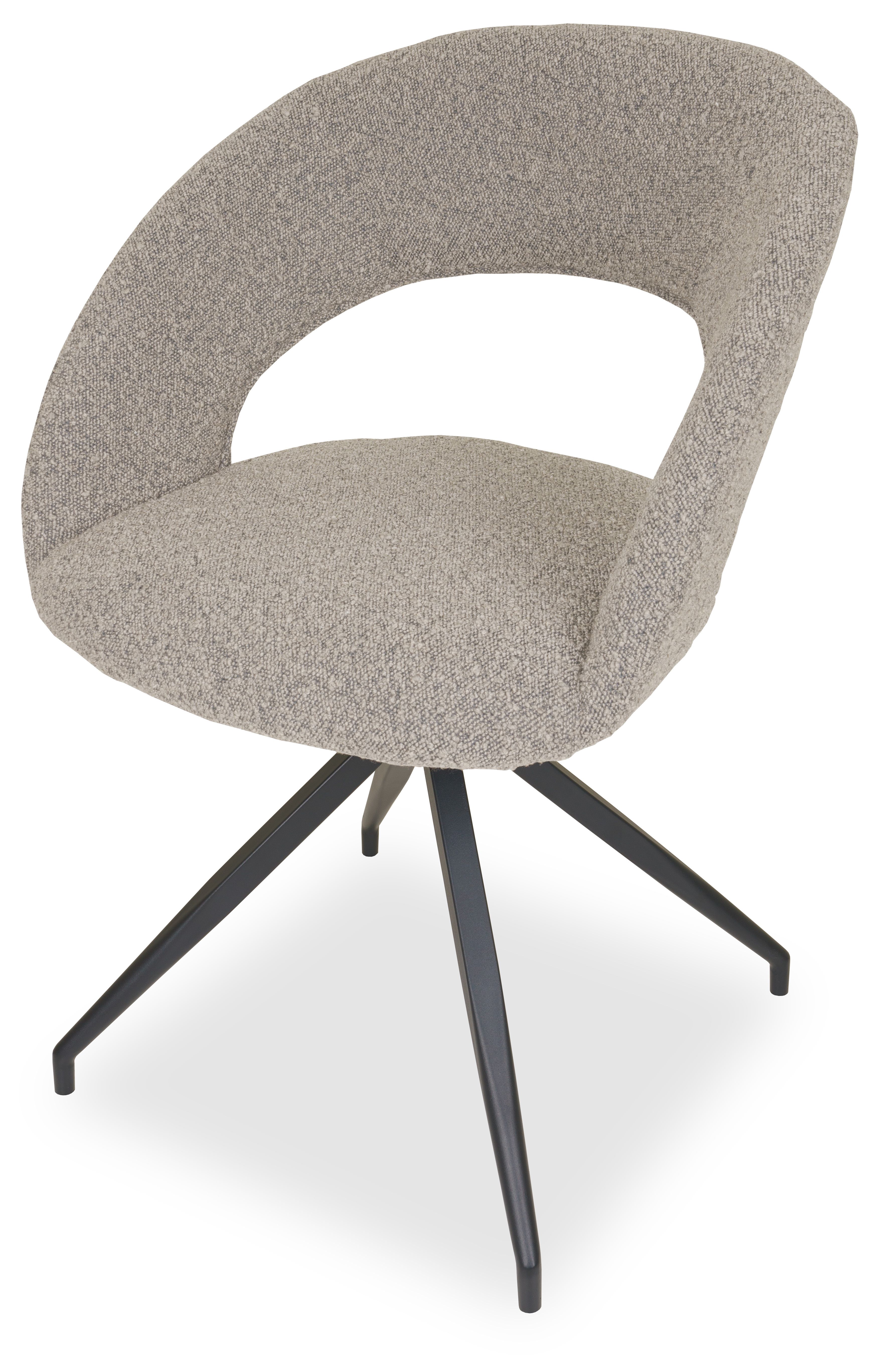 Eetkamerstoel toffee Janelle B47.5 x D59.5 x H84.5 cm