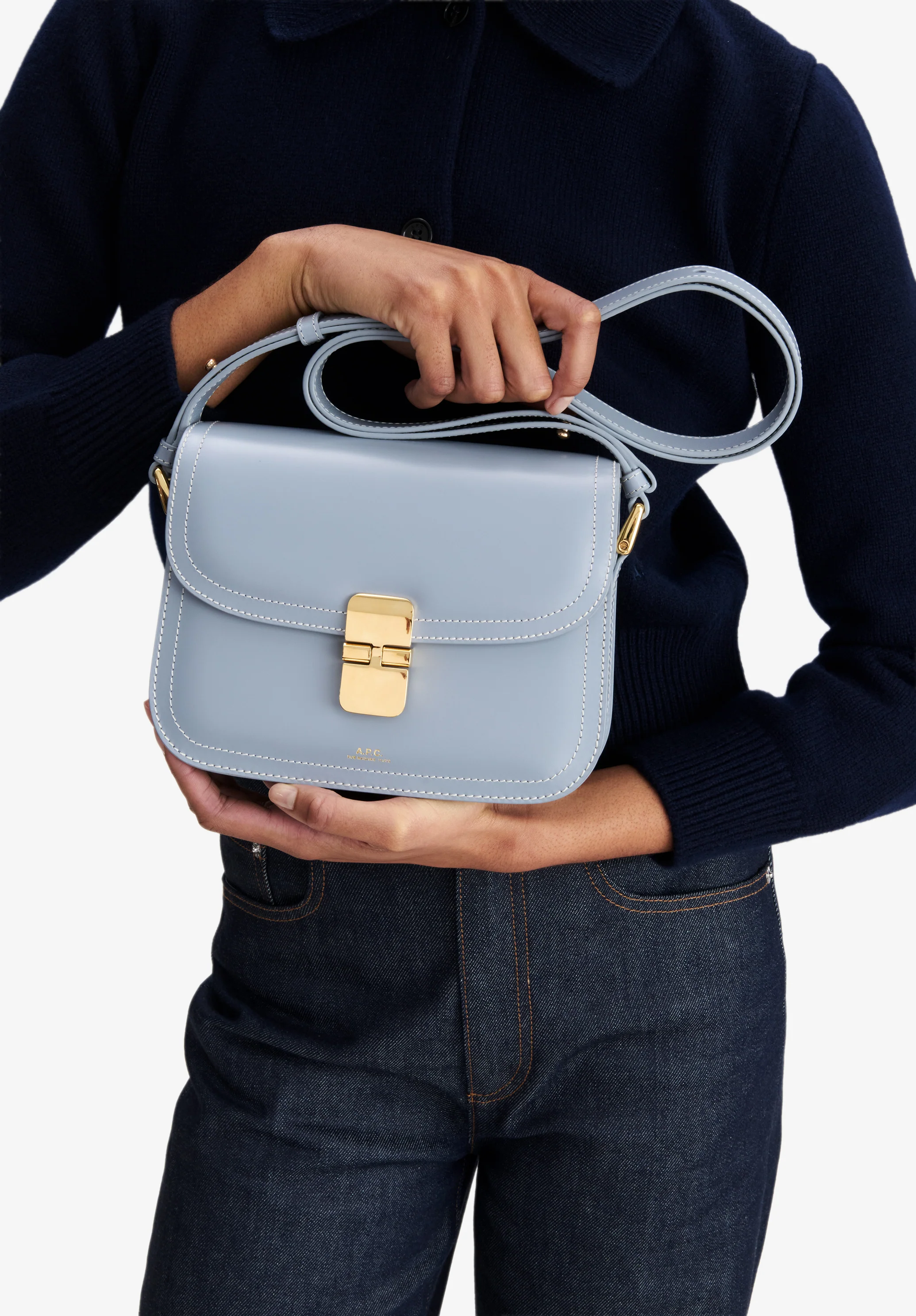 sac grace small - Bleu acier