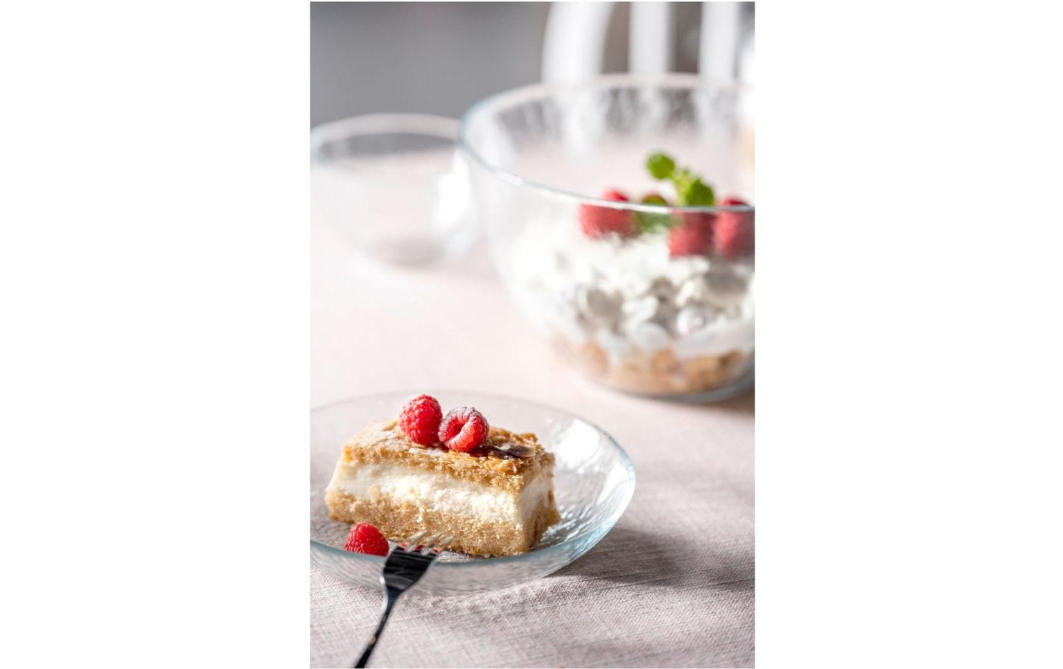 Frühstücks- & Dessertteller Attivo 6 Stück, TransparentTeller Set