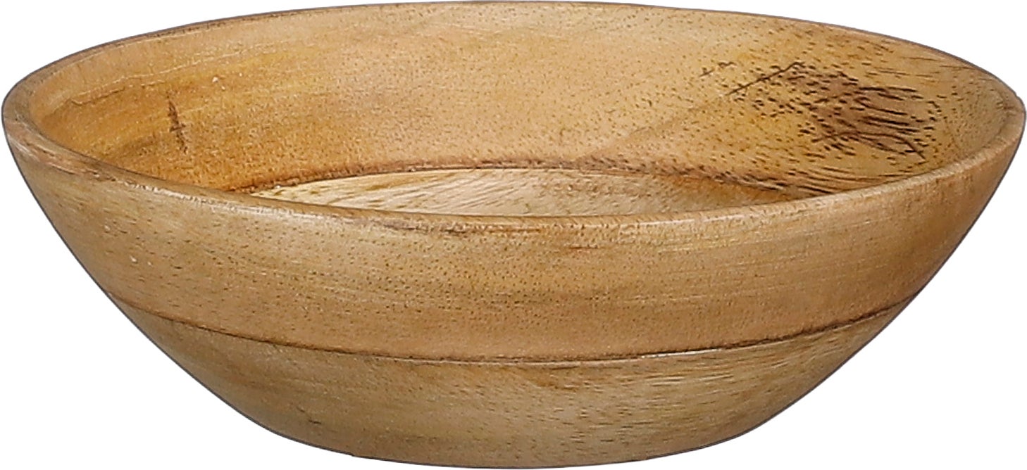 Mica Decorations serveerschaal Tomar bruin D 15 H 4,5 cm