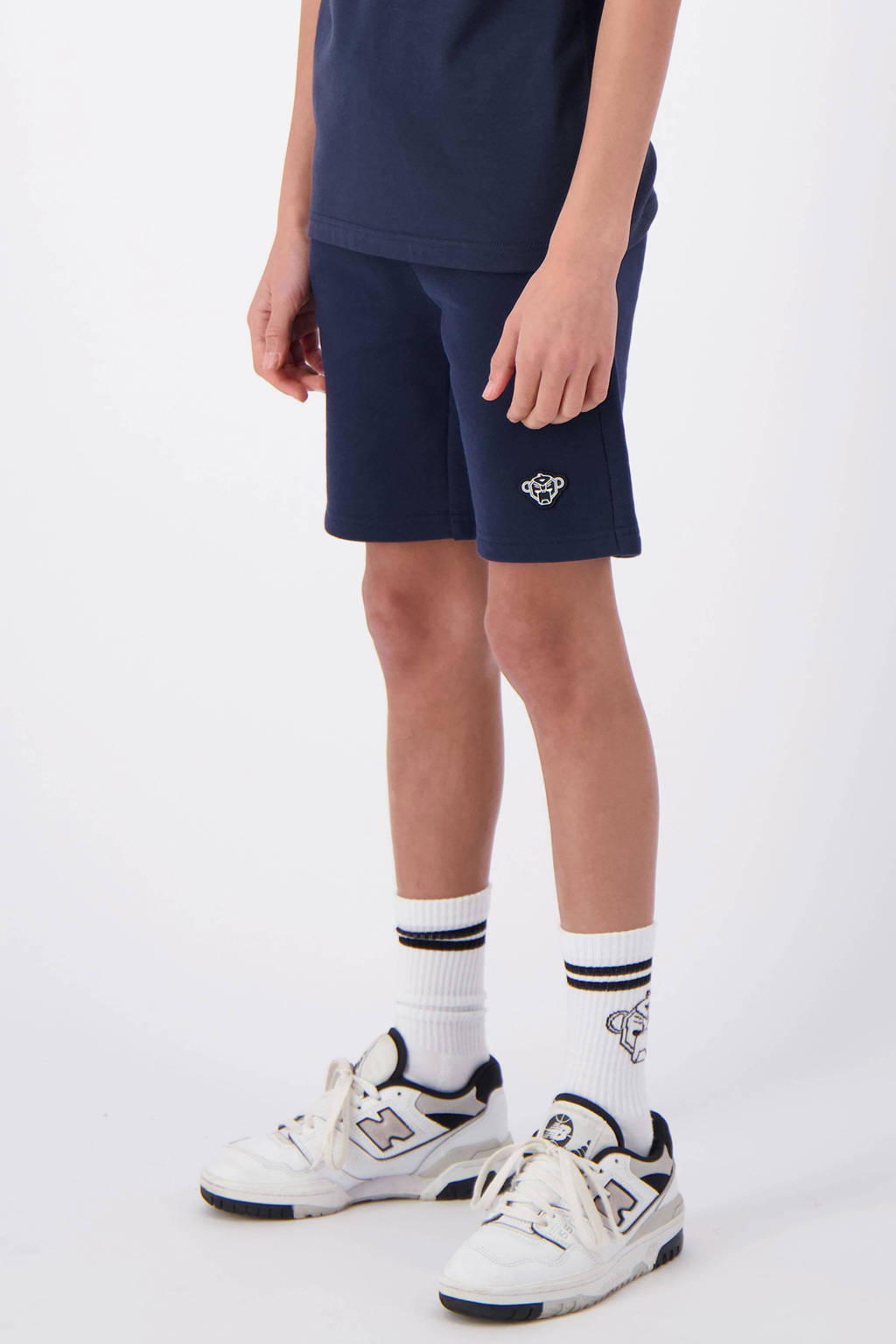 BLACK BANANAS regular fit sweatshort blauw